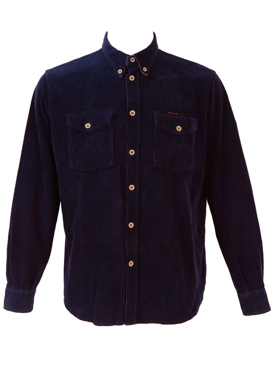 Wrangler Blue Corduroy Shirt - M/L | Reign Vintage