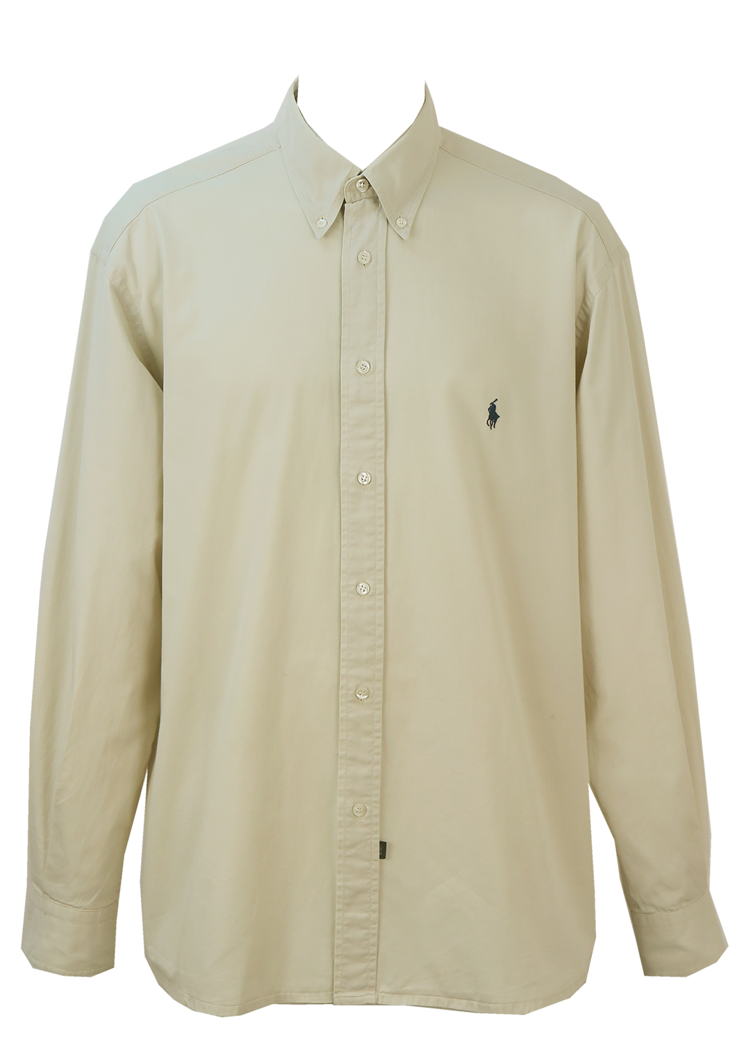 Ralph Lauren Light Grey Cotton Shirt - XXL/XXXL | Reign Vintage