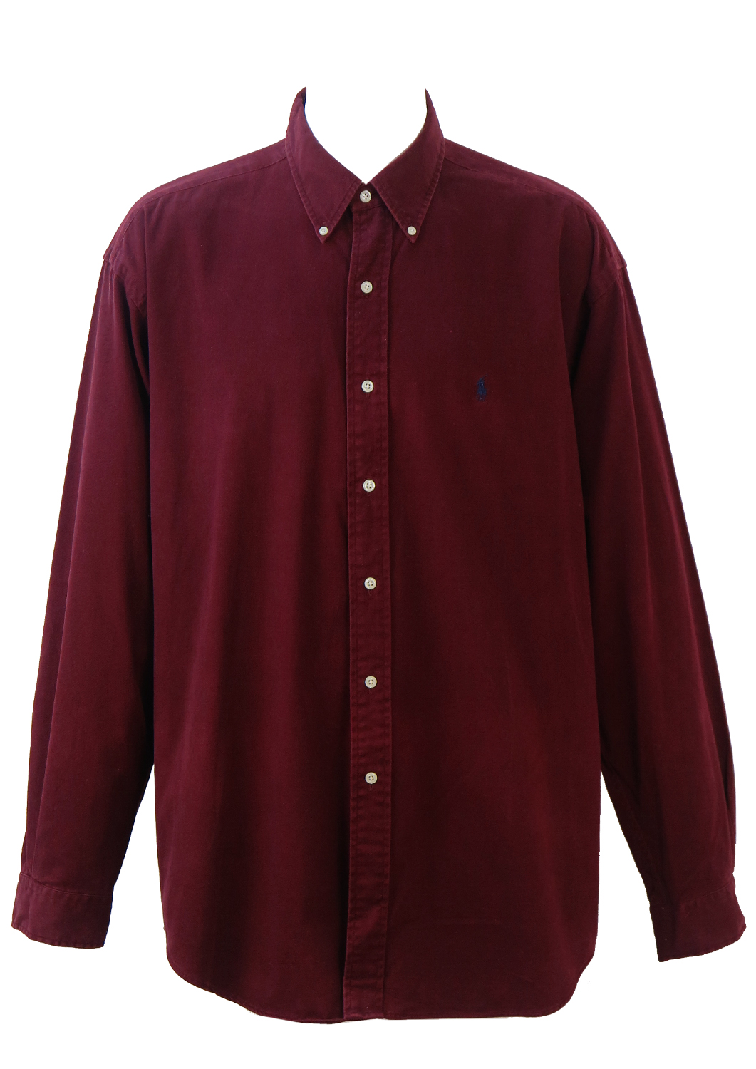 Ralph Lauren Dark Red Cotton Shirt 