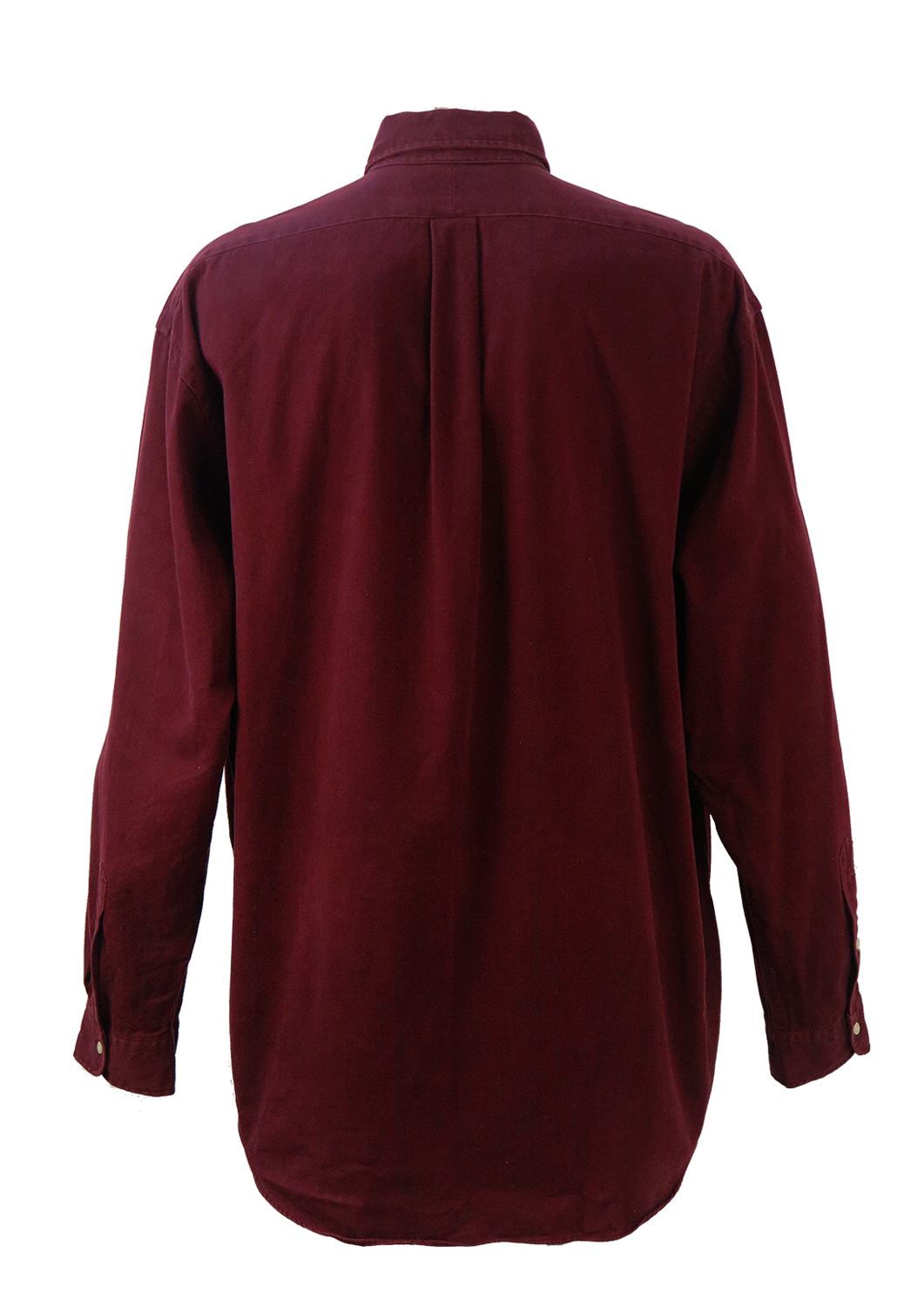 Ralph Lauren Dark Red Cotton Shirt - XXXL/XXXXL | Reign Vintage