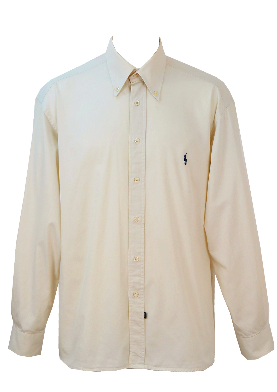Ralph Lauren Cream Cotton Shirt – XXL 
