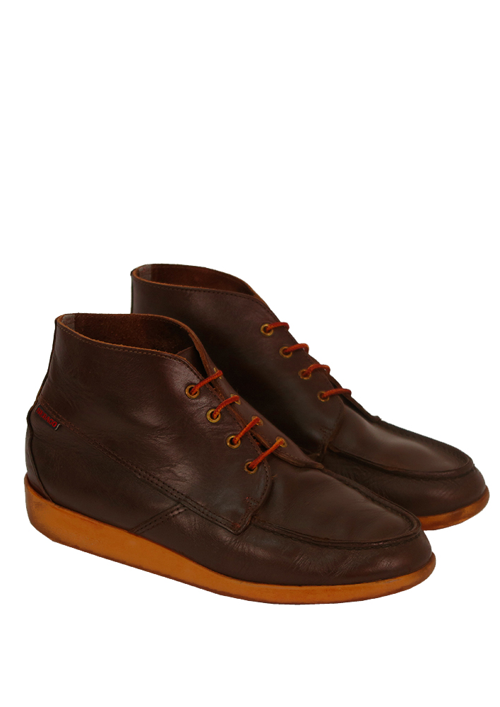 Brown Leather 'Sebago' Ankle/Desert Boots - UK Size 9 | Reign Vintage