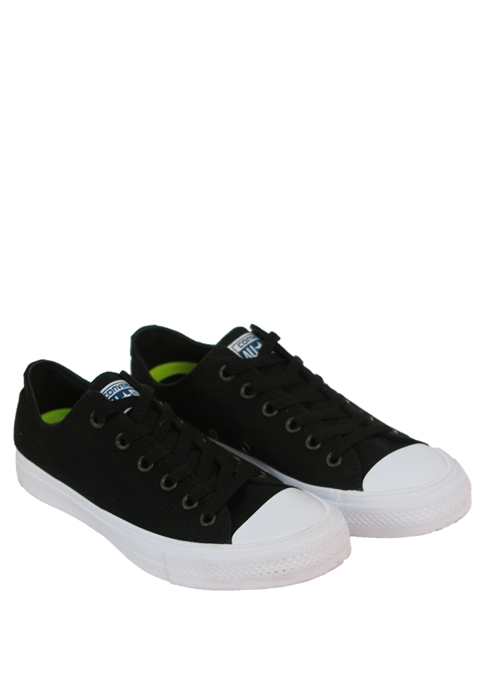 Black Converse Trainers with White 