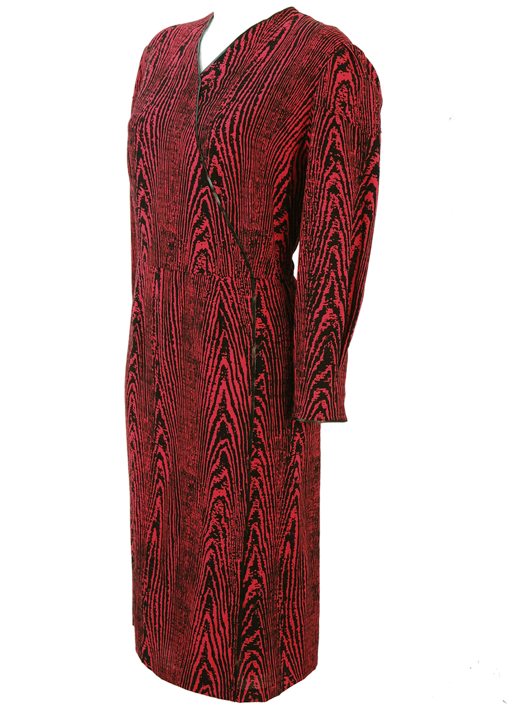 Empire Line Tea Dress - Red Zebra Rayon