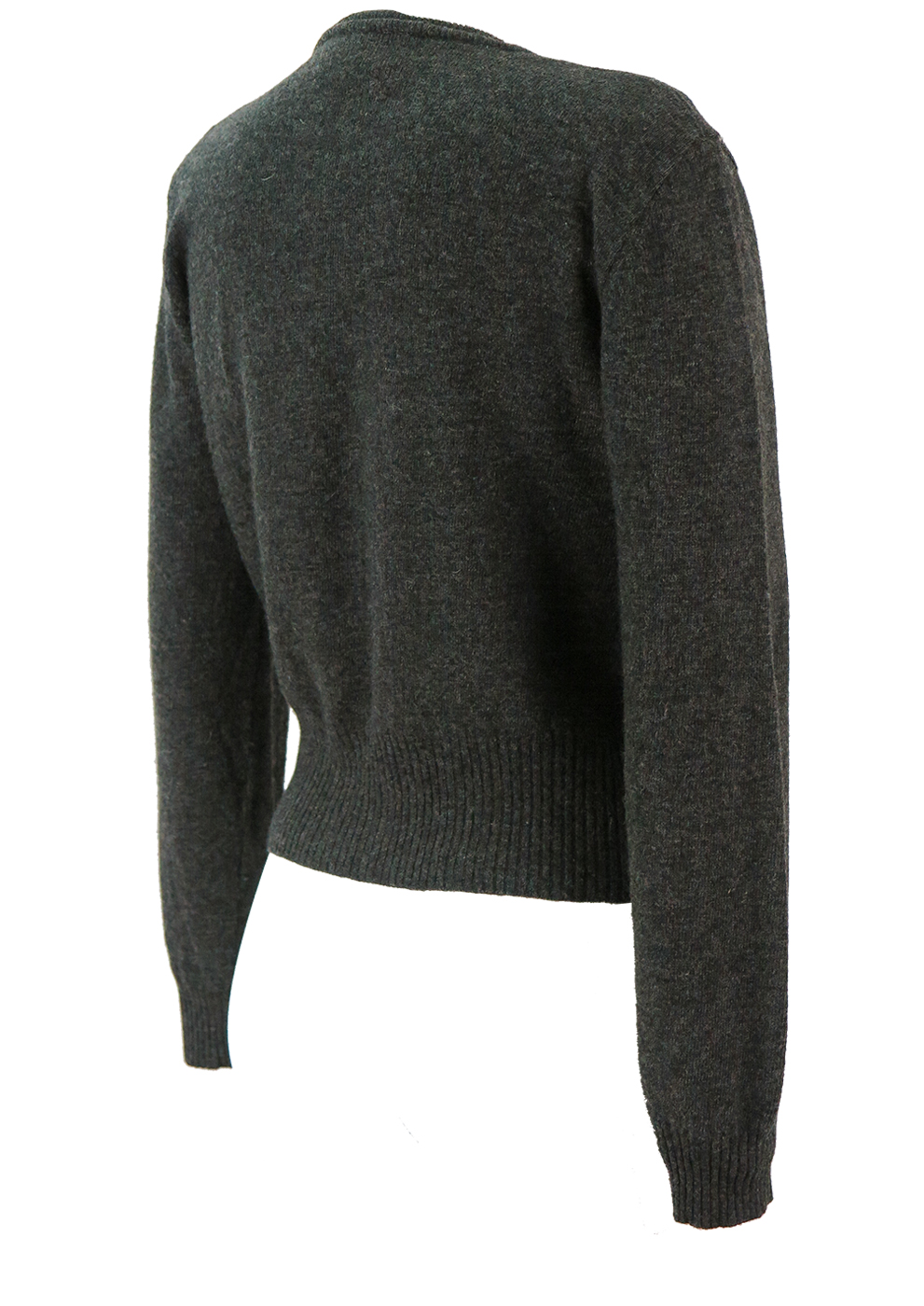 Grey & Multicoloured Argyle Short Sleeve Jumper & Cardigan Twin Set - M ...