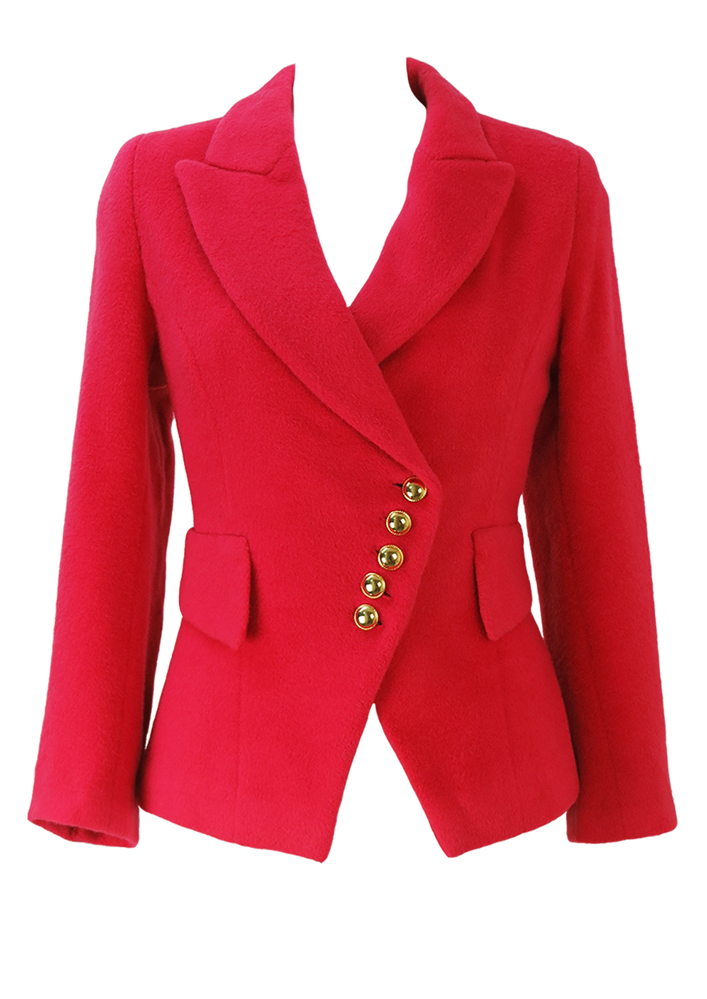 Short Pink Button Coat Pocket Jacket Cardigan Coats and JUL26,Pink,L,United States 