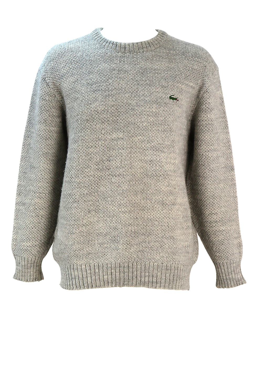 Lacoste Chunky Grey Marl Pure Wool 