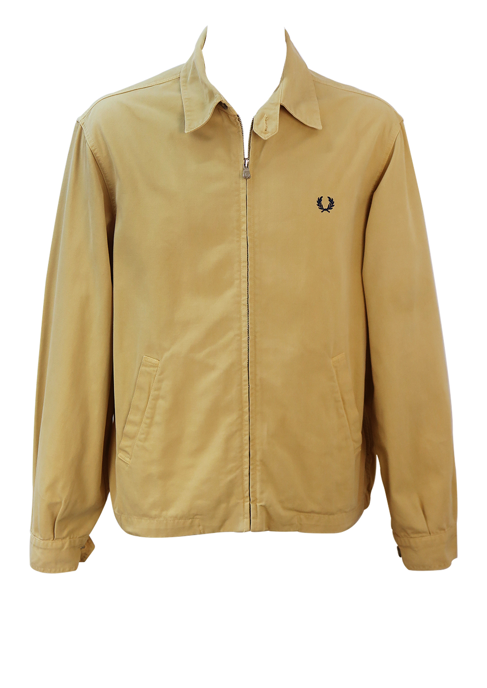 Fred Perry Sand Colour Harrington Jacket - L/XL | Reign Vintage
