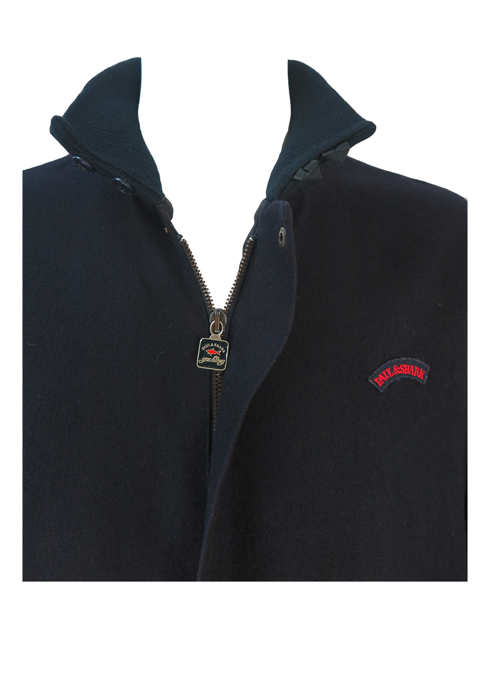 Reizende handelaar Productie Jaar post_titlePaul & Shark Navy Blue Wool Bomber Jacket - M/L | Reign Vintage