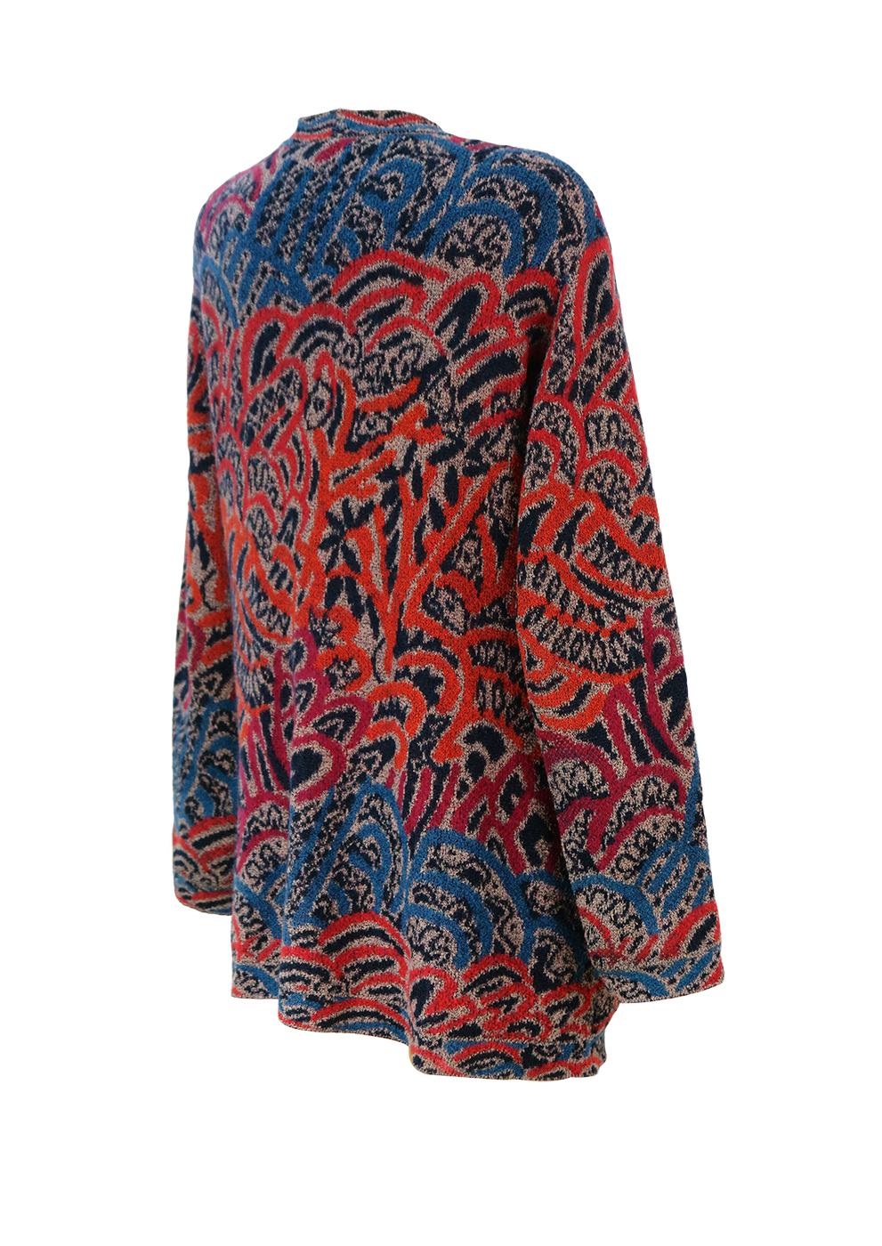 Missoni Sport 3/4 Length Cardigan with Orange, Blue and Cherry Red ...