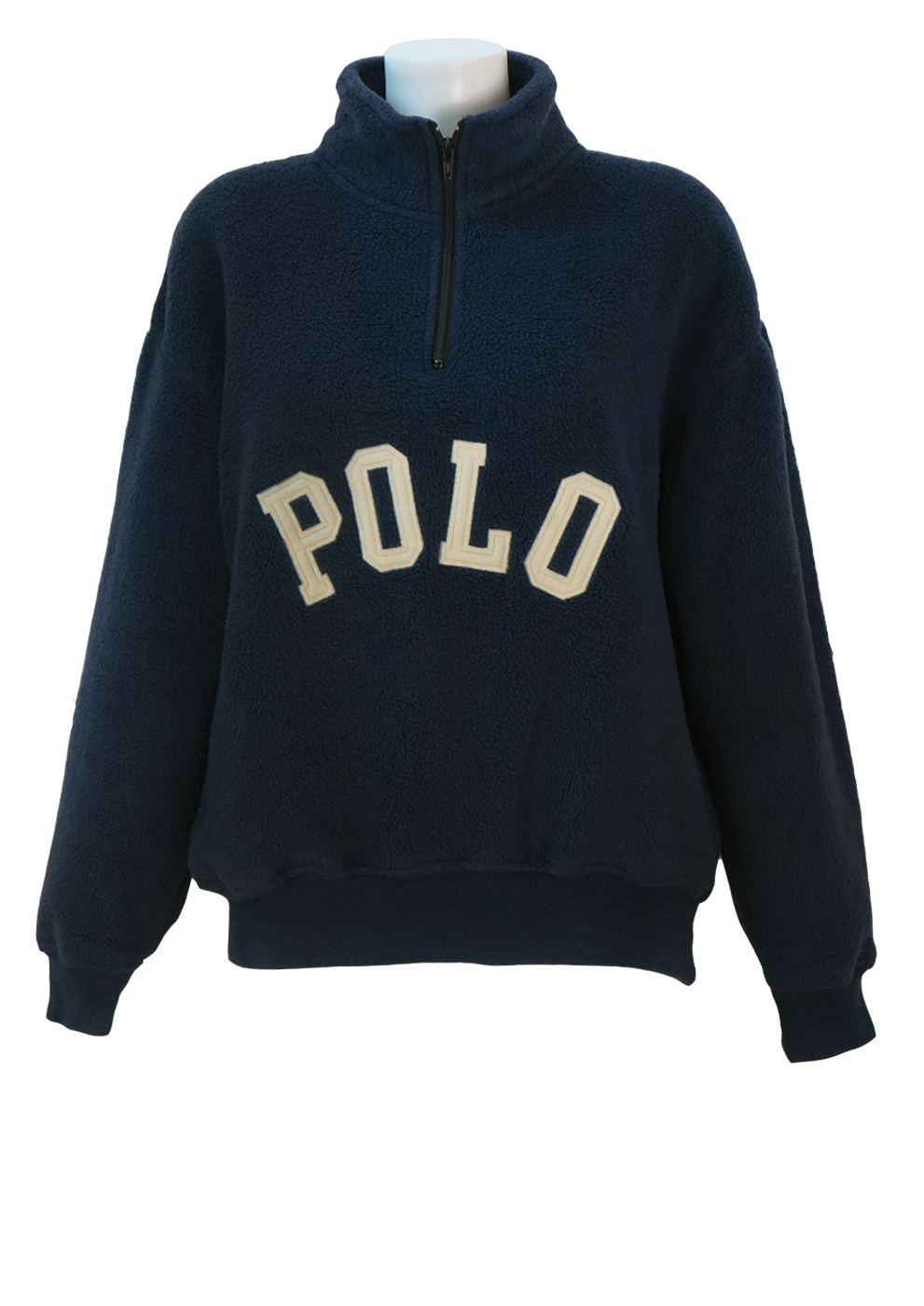 Polo Sport Blue Fleece Sweatshirt Style Top with 1/4 Zip – M/L | Reign ...