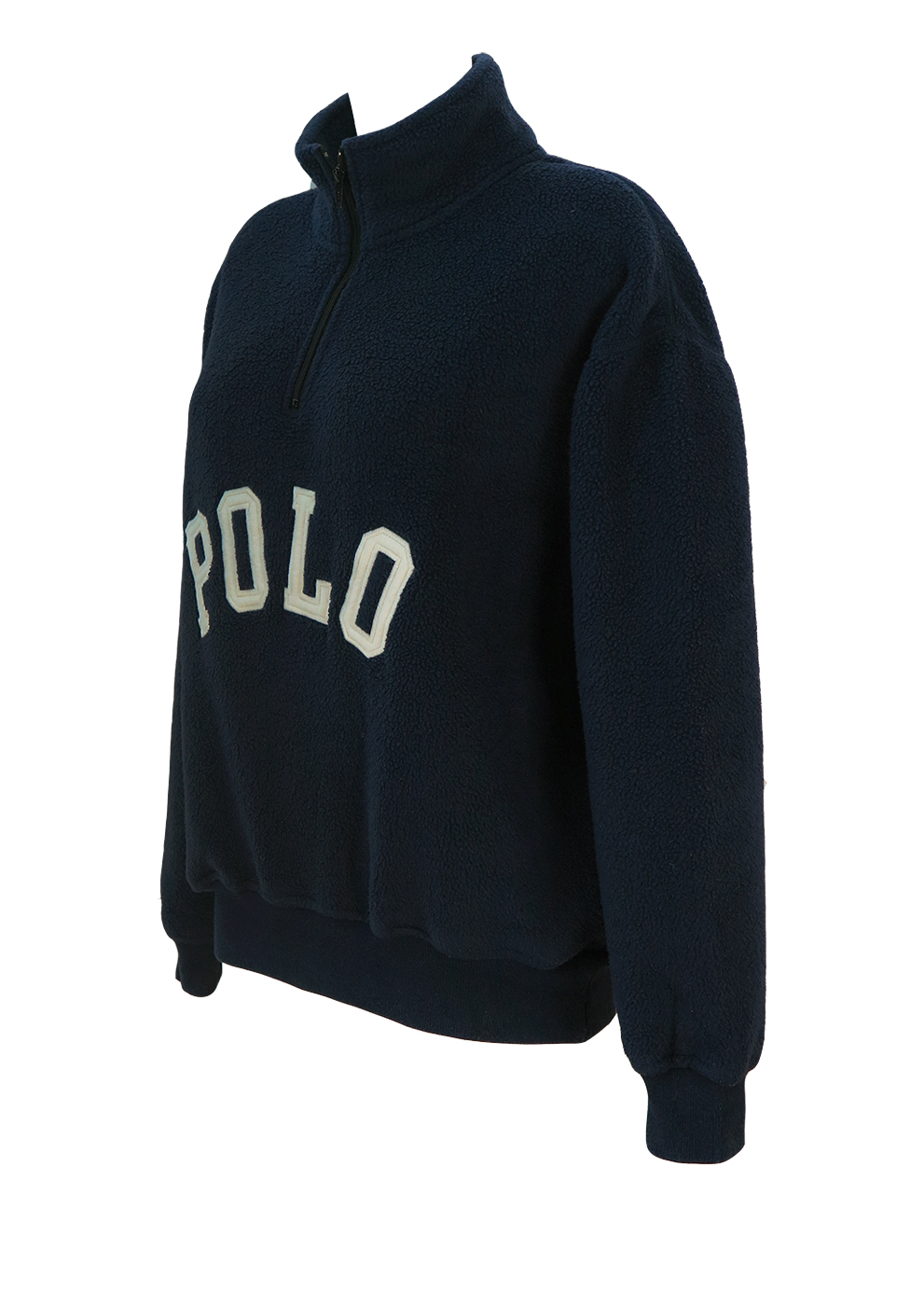 Polo Sport Blue Fleece Sweatshirt Style Top with 1/4 Zip â M/L | Reign Vintage