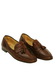 Moreschi Chestnut Brown Leather Loafers with Tassles - UK Size 9