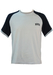 Light Blue Nike T-Shirt with Navy Blue Sleeve - M