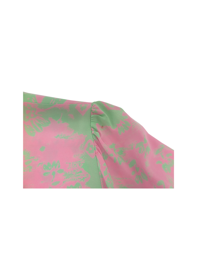Victoria Sun Blouse Mint Flower Cotton main image 1