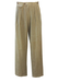 Light Tan Cord Trousers with Pleat Front & Button Waistband Detail - 30"