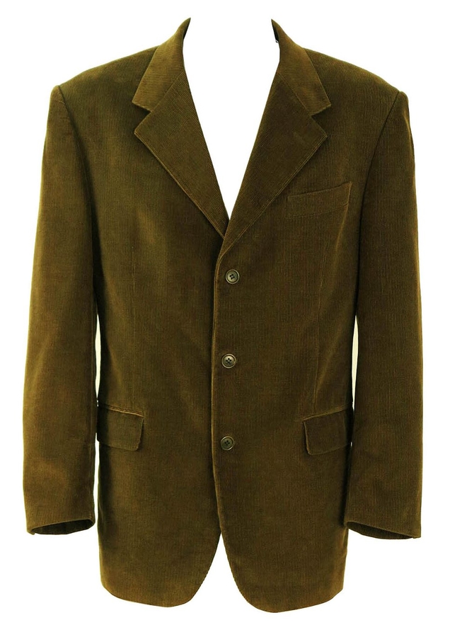 Olive Green Corduroy Jacket - XL/XXL | Reign Vintage
