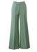 Vintage 70's Flared Green Trousers - S