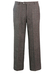 Grey Pleat Front Tailored Wool Trousers with Red, Green & Blue Flecks - 36"