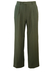 Fern Green, Pure Virgin Wool, Pleat Front Trousers - W33"