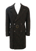Double Breasted Tweed Belted Trench Coat with Ochre, Red, Black & Grey Mottled Colourway - L/XL