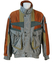 Metallic Copper, Grey & Olive Green Ski Jacket - L/XL