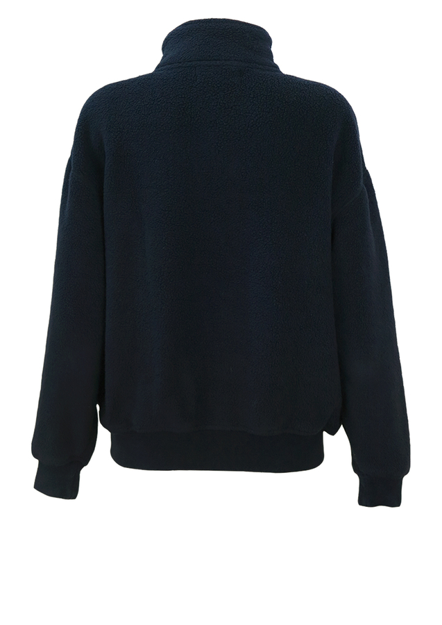Polo Sport Blue Fleece Sweatshirt Style Top with 1/4 Zip – M/L | Reign ...