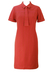 Vintage 60's Mod Style Shift Dress with Pink, Orange & Grey Stripes - Deadstock / New - M
