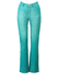 Cavalli Jeans Fitted Stretch Jeans with Turquoise Snakeskin Style Print - S