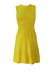 Vintage 60's Lemon Yellow Sleeveless Above the Knee Dress - XS