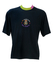 Best Company Black T-Shirt with Embroidered Yacht Club Emblem & Two Tone Collar - M/L