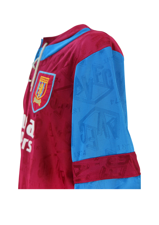 Maillot D'entraînement Aston Villa 1991 Umbro - Taille XL, Numéro 11, Jaune Avec Logos Floqués - Occasion Vintage