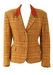 Belfe Tweed Jacket in Camel, Orange & Green with Paisley Lining - M