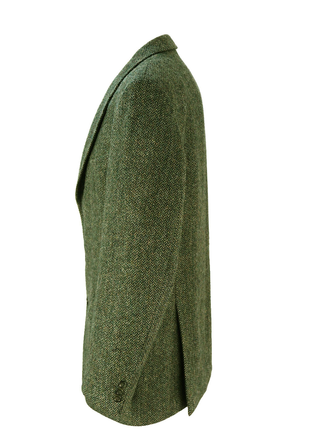 Green Harris Tweed Jacket - XL | Reign Vintage