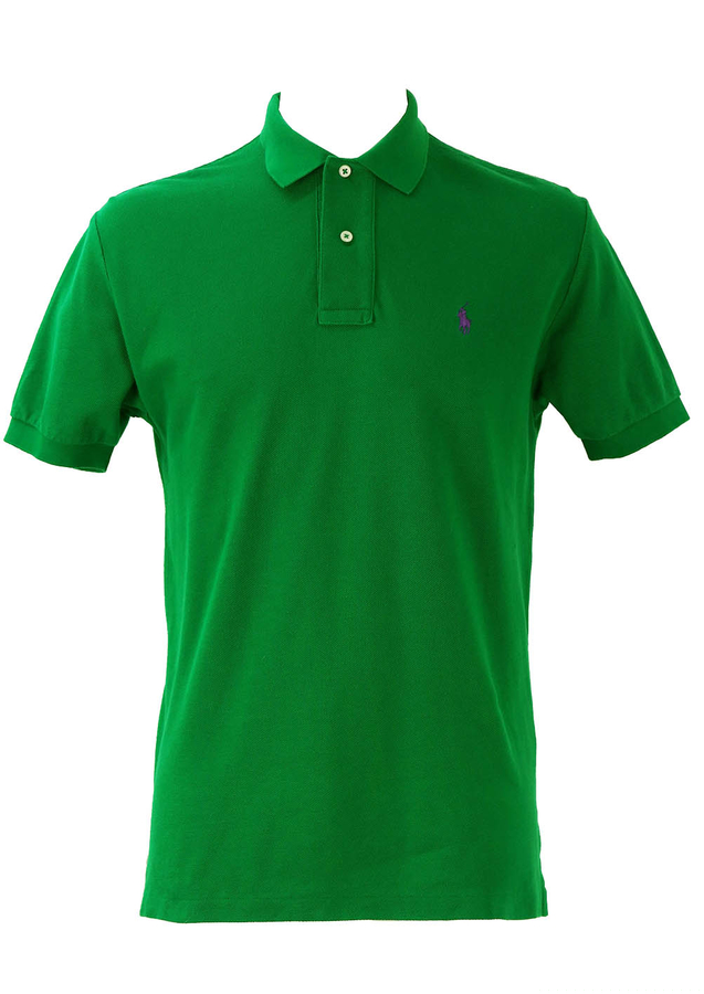Polo by Ralph Lauren Green Polo Shirt M Reign Vintage