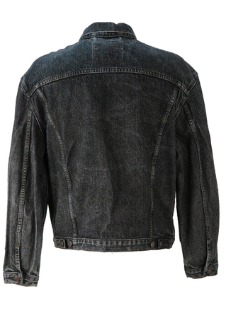 levis black denim jacket