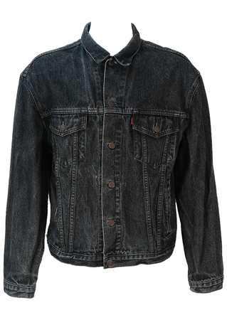 Levis Black Denim Jacket - XL | Reign Vintage
