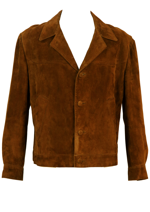 Vintage 1960's Brown Suede Jacket - M/L | Reign Vintage