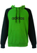 Adidas Green Hoody with Navy Blue Sleeves - M/L